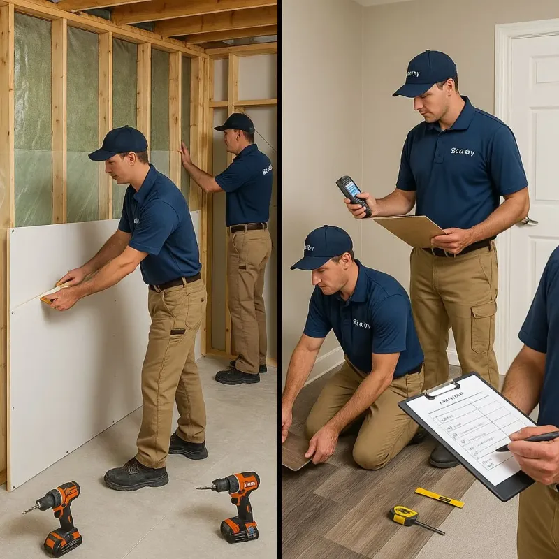 Repairs and Reconstruction process in LaFayette, GA
